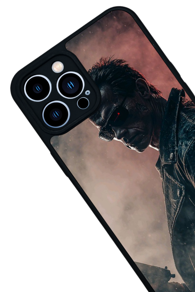 iPhone 12 Pro Max Uyumlu Terminator Tasarımlı Glossy Premium Kılıf