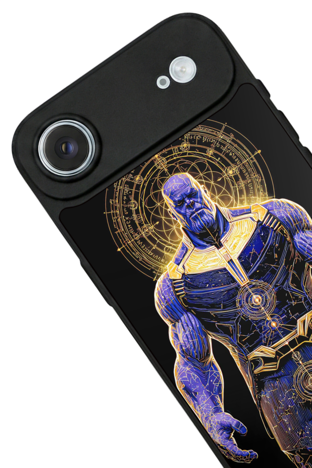 iPhone 17 Air Uyumlu Thanos Tasarımlı Glossy Premium Kılıf