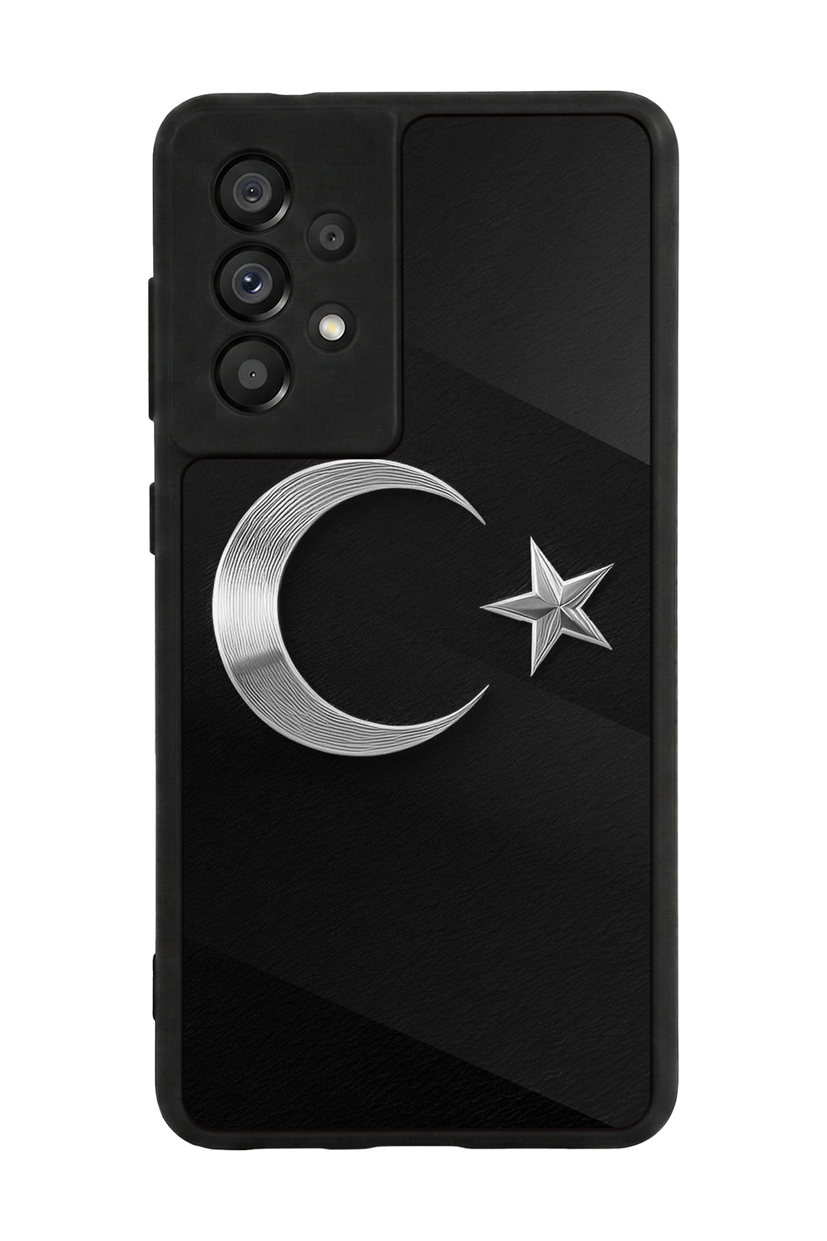 Samsung Galaxy A73 Uyumlu Türk Bayragi Tasarımlı Glossy Premium Kılıf