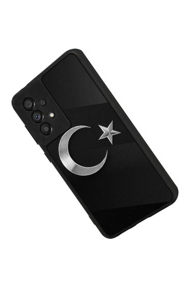 Samsung Galaxy A73 Uyumlu Türk Bayragi Tasarımlı Glossy Premium Kılıf