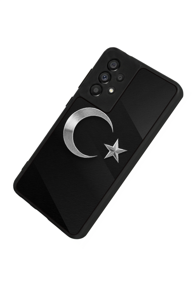 Samsung Galaxy A73 Uyumlu Türk Bayragi Tasarımlı Glossy Premium Kılıf