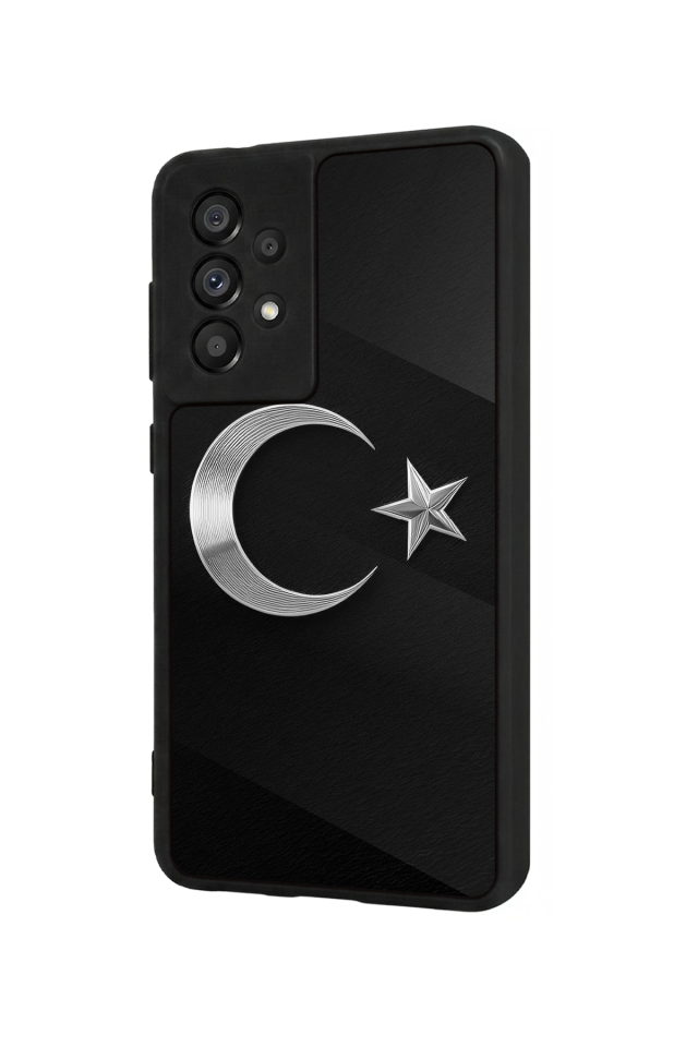 Samsung Galaxy A73 Uyumlu Türk Bayragi Tasarımlı Glossy Premium Kılıf