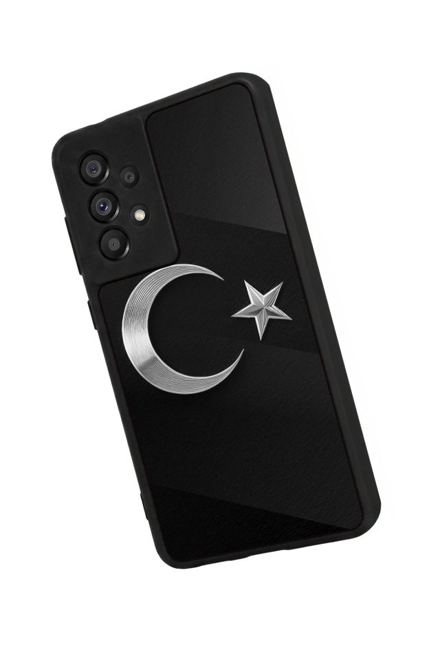 Samsung Galaxy A73 Uyumlu Türk Bayragi Tasarımlı Glossy Premium Kılıf