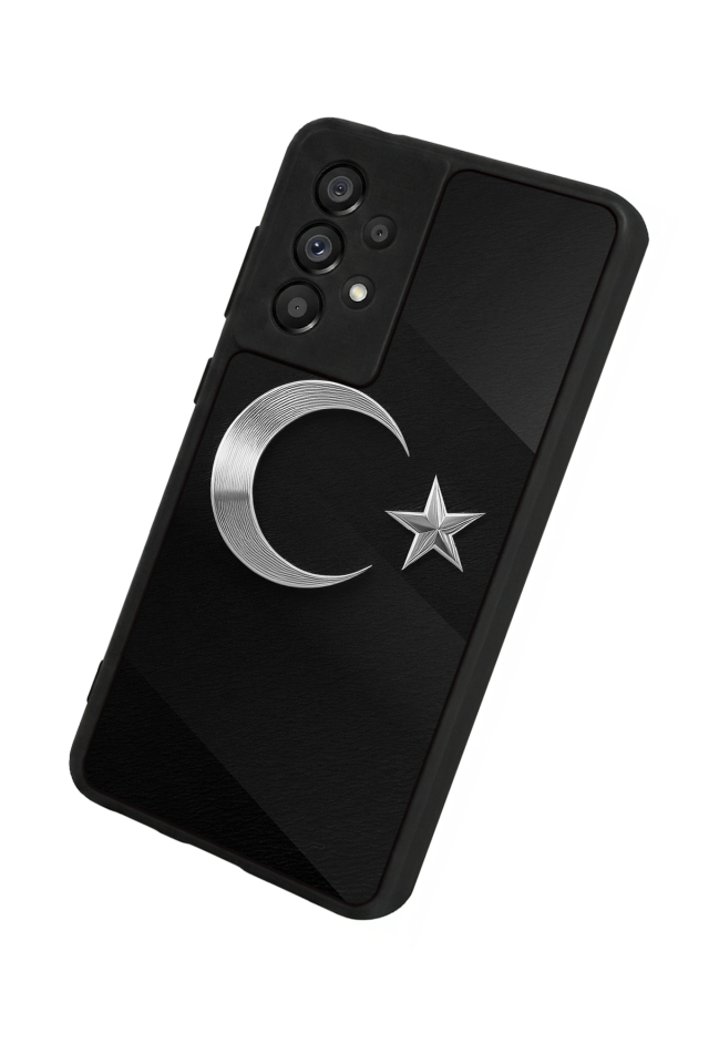 Samsung Galaxy A73 Uyumlu Türk Bayragi Tasarımlı Glossy Premium Kılıf
