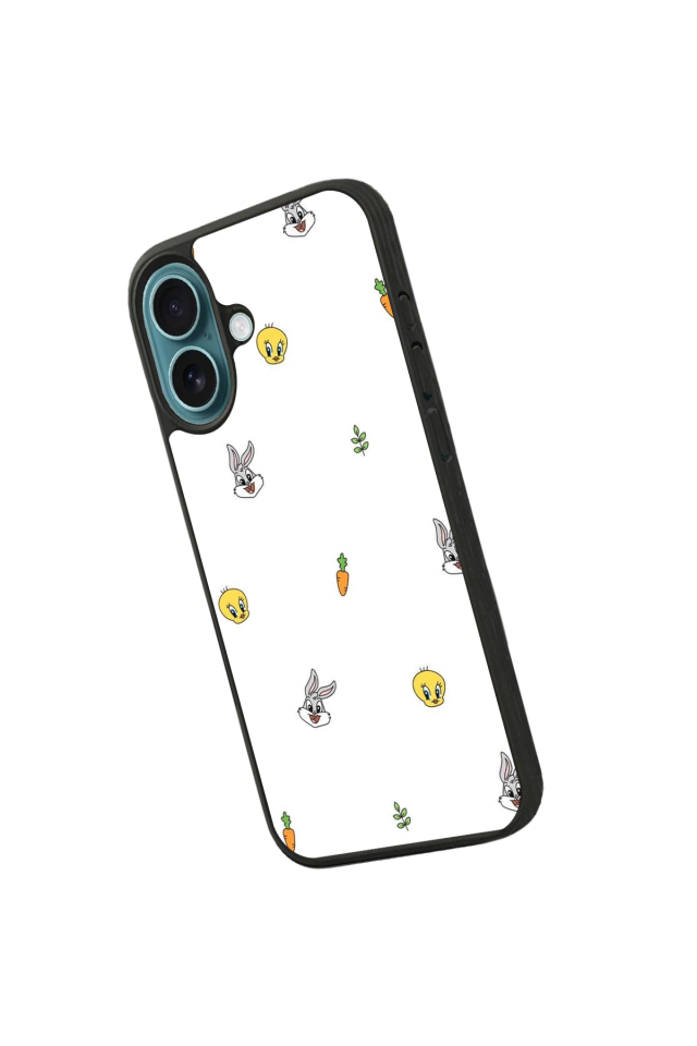 iPhone 16 Uyumlu Tweety Tasarımlı Glossy Premium Kılıf