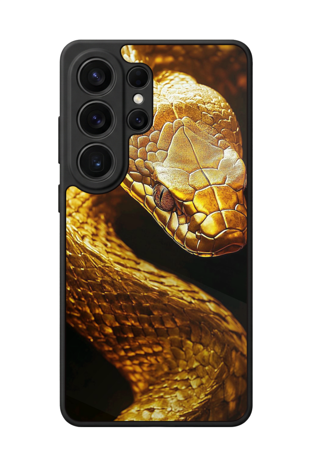 Samsung Galaxy S26 Ultra Uyumlu Yılan Tasarımlı Glossy Premium Kılıf