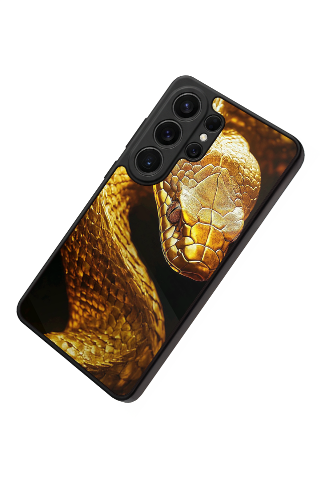 Samsung Galaxy S26 Ultra Uyumlu Yılan Tasarımlı Glossy Premium Kılıf