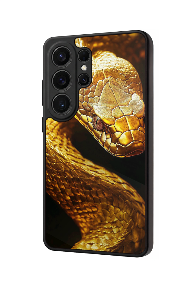 Samsung Galaxy S26 Ultra Uyumlu Yılan Tasarımlı Glossy Premium Kılıf