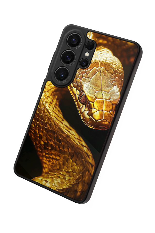 Samsung Galaxy S26 Ultra Uyumlu Yılan Tasarımlı Glossy Premium Kılıf
