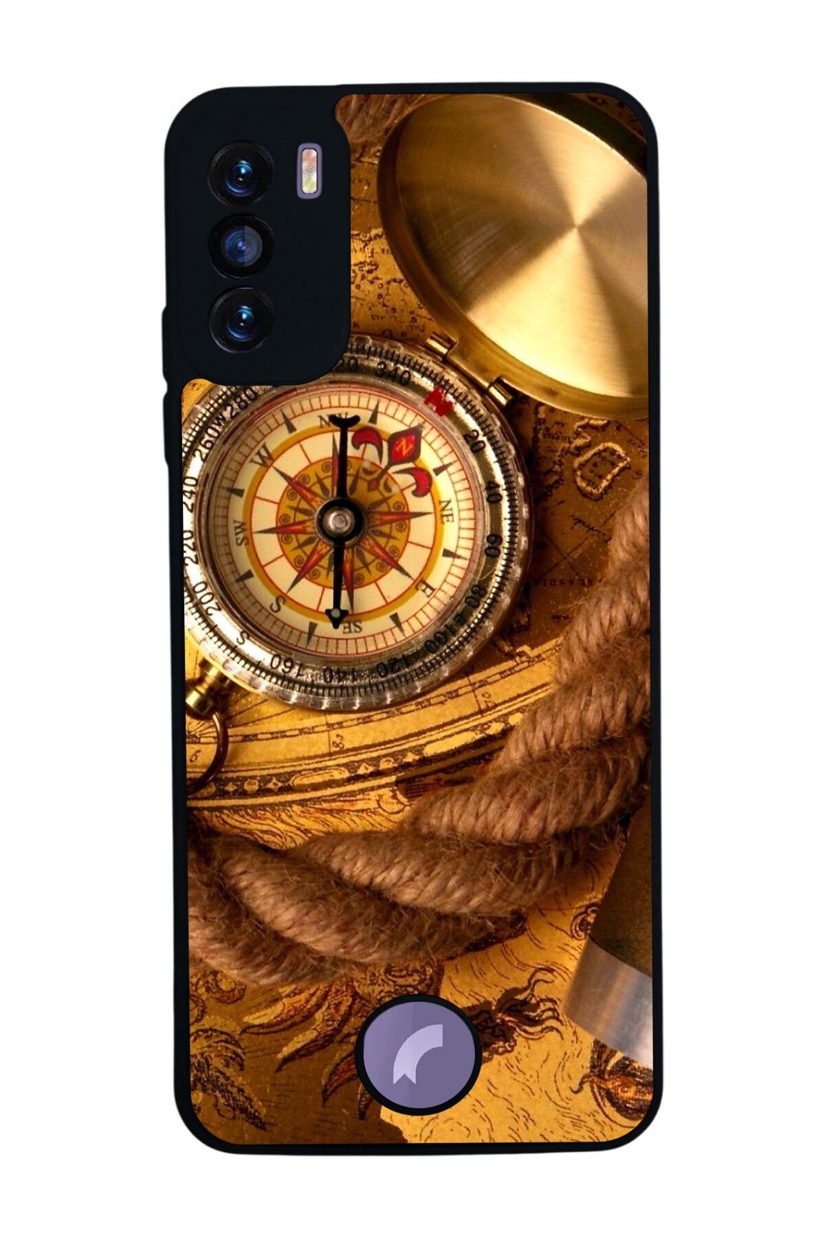 Reeder S19 Max Pro S Uyumlu Pusula Tasarımlı Glossy Premium Kılıf