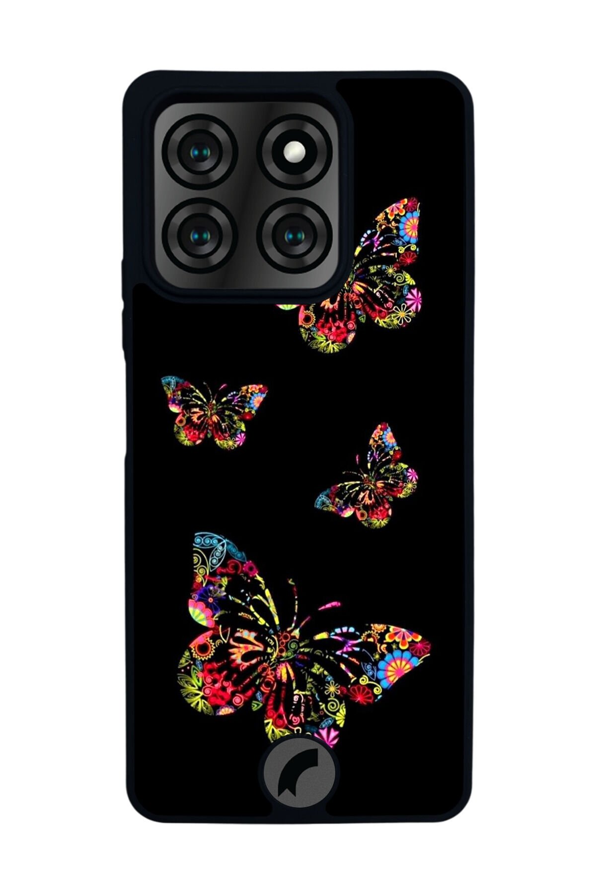 Reeder S71 Uyumlu Kelebek Tasarımlı Glossy Premium Kılıf