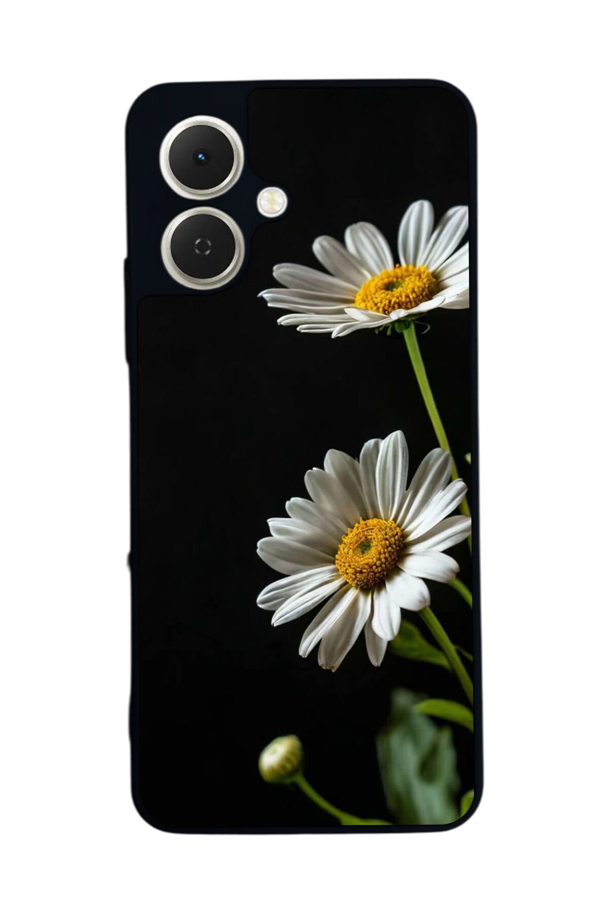 Tecno Spark GO 2 Uyumlu Cicek Tasarımlı Glossy Premium Kılıf