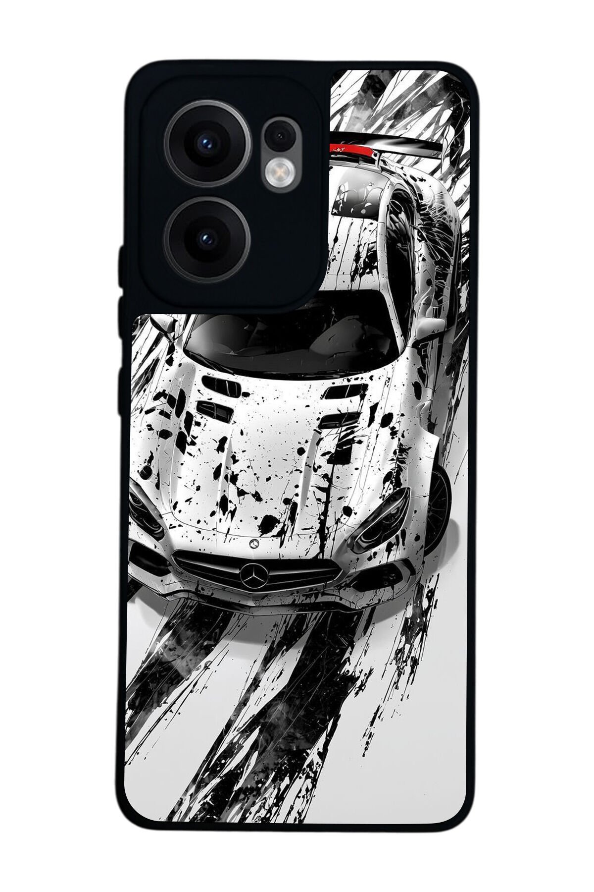 Oppo Reno 13F Uyumlu Mercedes Tasarımlı Glossy Premium Kılıf