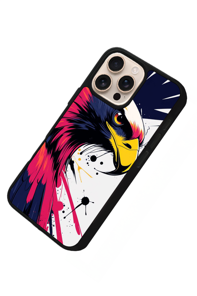 iPhone 15 Pro Uyumlu Besiktas Tasarımlı Glossy Premium Kılıf