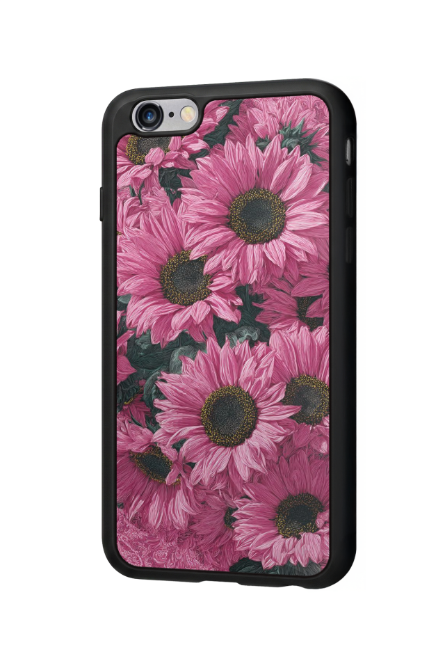 iPhone 6 Plus Uyumlu Cicek Tasarımlı Glossy Premium Kılıf