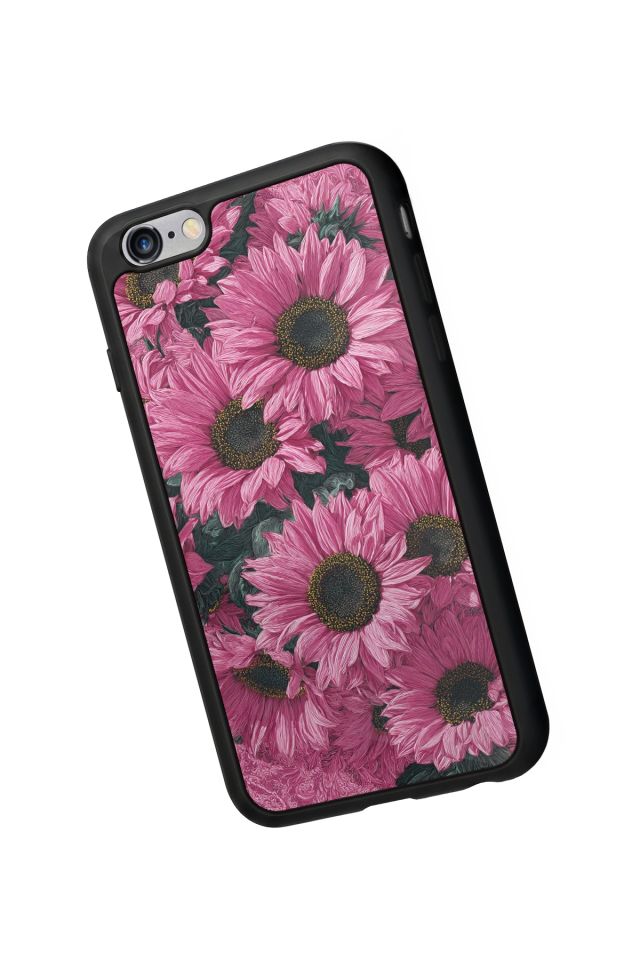 iPhone 6 Plus Uyumlu Cicek Tasarımlı Glossy Premium Kılıf