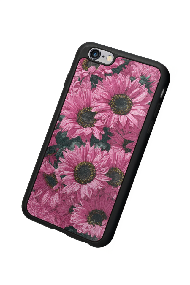 iPhone 6 Plus Uyumlu Cicek Tasarımlı Glossy Premium Kılıf