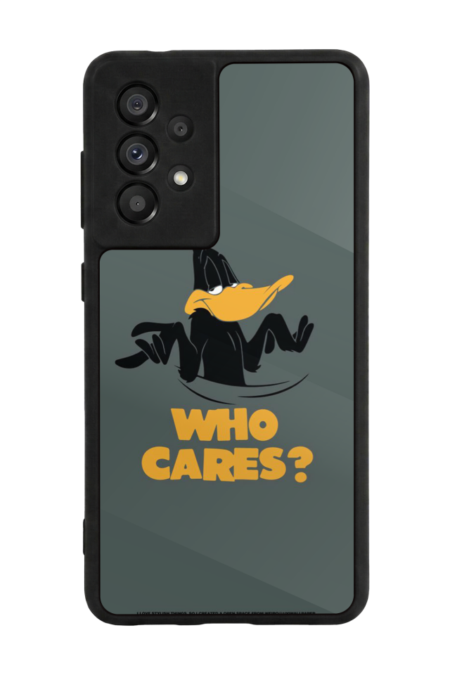 Samsung Galaxy A73 Uyumlu Daffy duck Tasarımlı Glossy Premium Kılıf