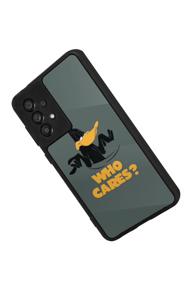 Samsung Galaxy A73 Uyumlu Daffy duck Tasarımlı Glossy Premium Kılıf