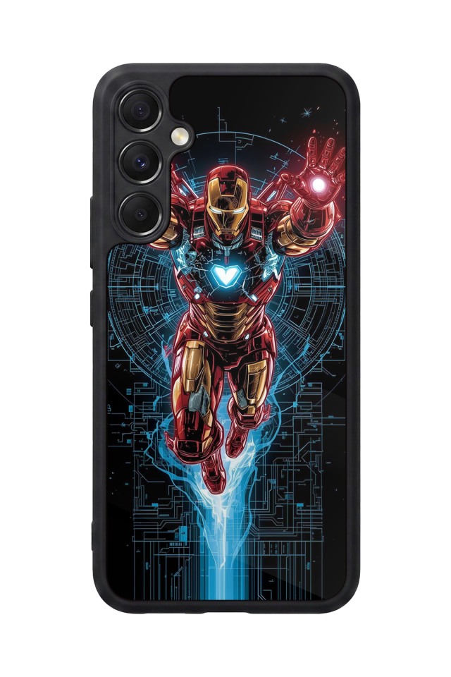 Samsung Galaxy M34 Uyumlu Iron Man ( Demir Adam ) Tasarımlı Glossy Premium Kılıf