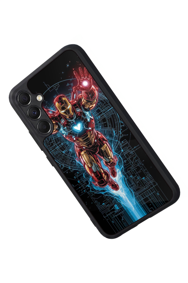 Samsung Galaxy M34 Uyumlu Iron Man ( Demir Adam ) Tasarımlı Glossy Premium Kılıf