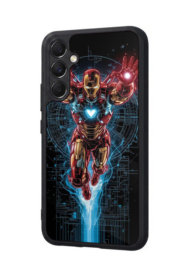 Samsung Galaxy M34 Uyumlu Iron Man ( Demir Adam ) Tasarımlı Glossy Premium Kılıf