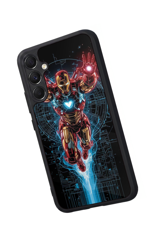 Samsung Galaxy M34 Uyumlu Iron Man ( Demir Adam ) Tasarımlı Glossy Premium Kılıf
