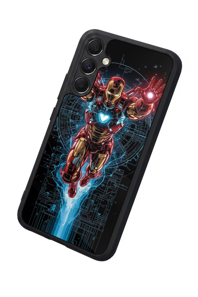 Samsung Galaxy M34 Uyumlu Iron Man ( Demir Adam ) Tasarımlı Glossy Premium Kılıf