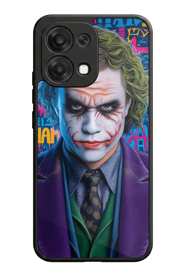 Oppo A6 Pro Uyumlu Joker Tasarımlı Glossy Premium Kılıf