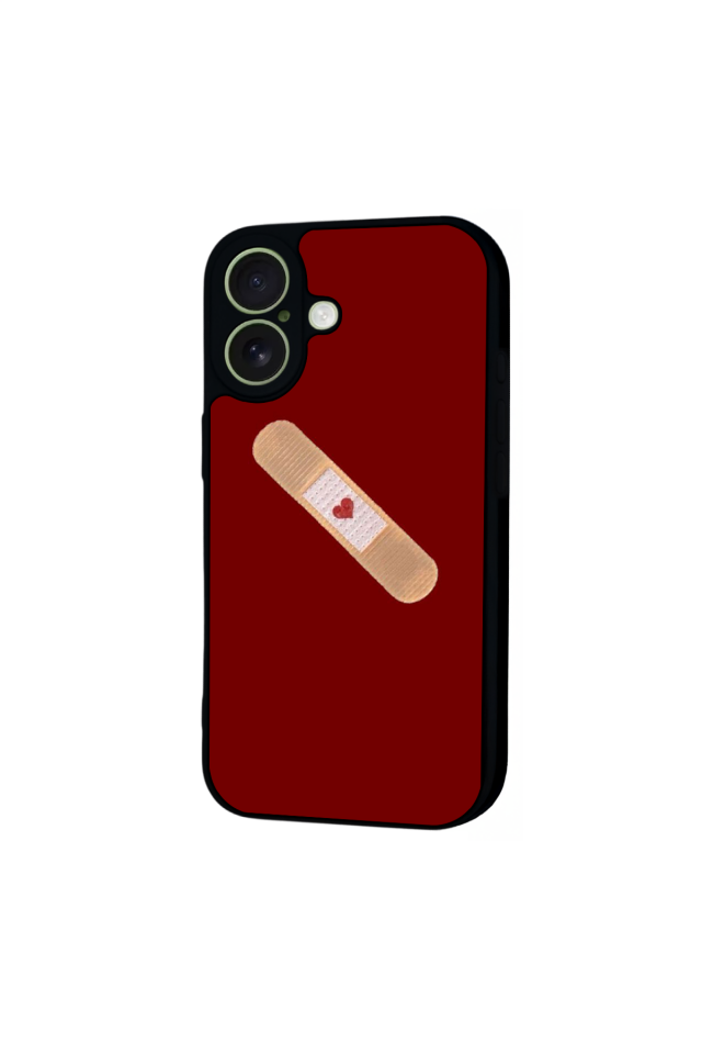 iPhone 17 Uyumlu Kalp Love Tasarımlı Glossy Premium Kılıf
