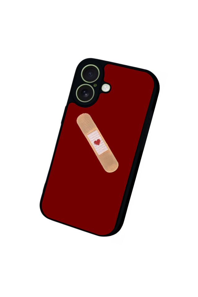 iPhone 17 Uyumlu Kalp Love Tasarımlı Glossy Premium Kılıf