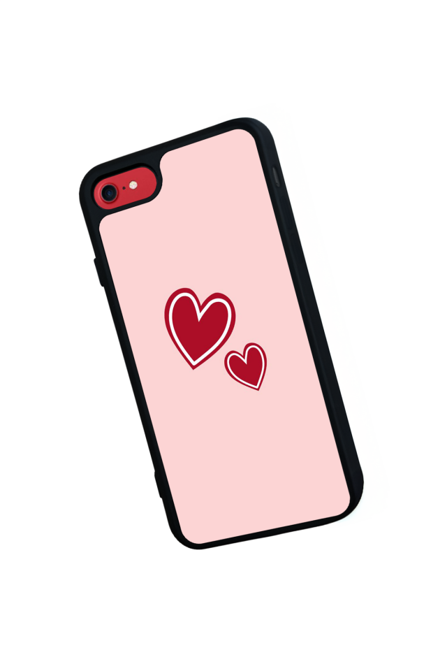 iPhone 7 Uyumlu Kalp Love Tasarımlı Glossy Premium Kılıf
