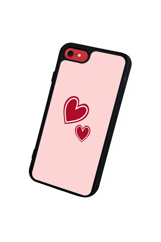 iPhone 7 Uyumlu Kalp Love Tasarımlı Glossy Premium Kılıf