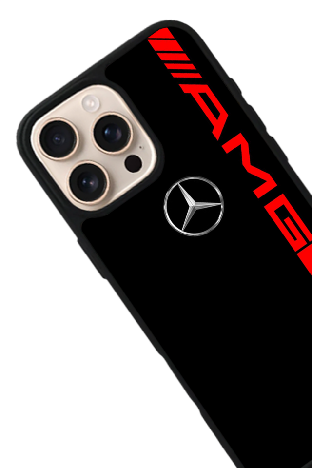 iPhone 16 Pro Uyumlu Mercedes Tasarımlı Glossy Premium Kılıf