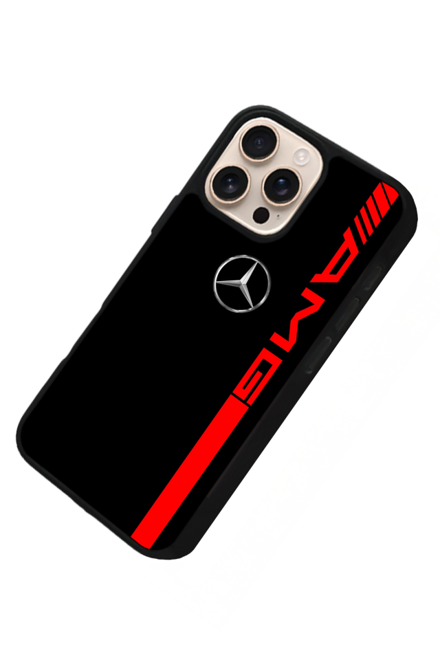 iPhone 16 Pro Uyumlu Mercedes Tasarımlı Glossy Premium Kılıf