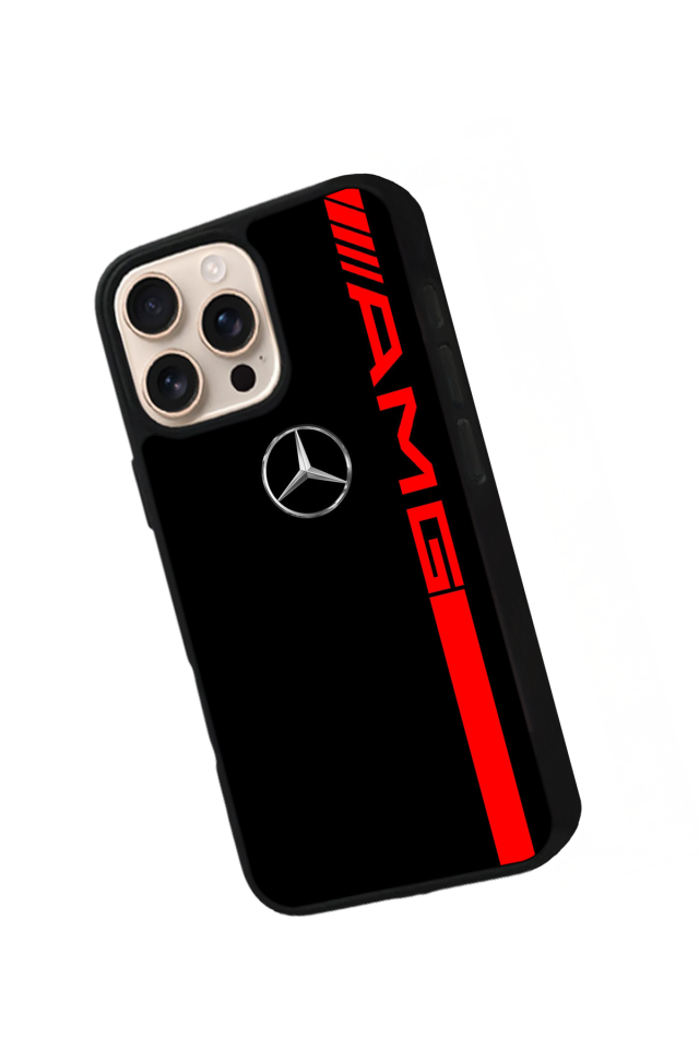 iPhone 16 Pro Uyumlu Mercedes Tasarımlı Glossy Premium Kılıf