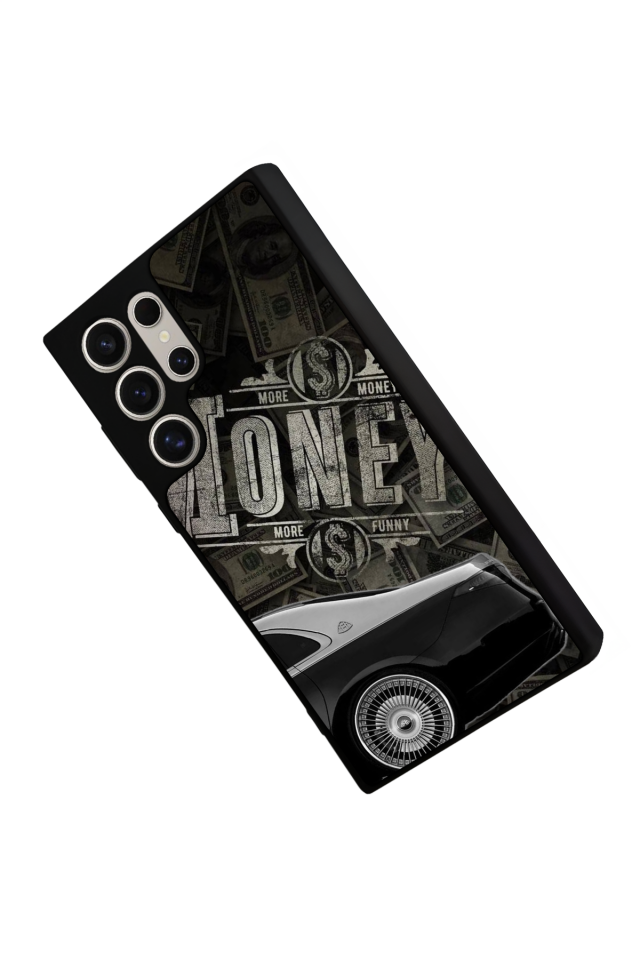 Samsung Galaxy S24 Ultra Uyumlu Money Para Tasarımlı Glossy Premium Kılıf