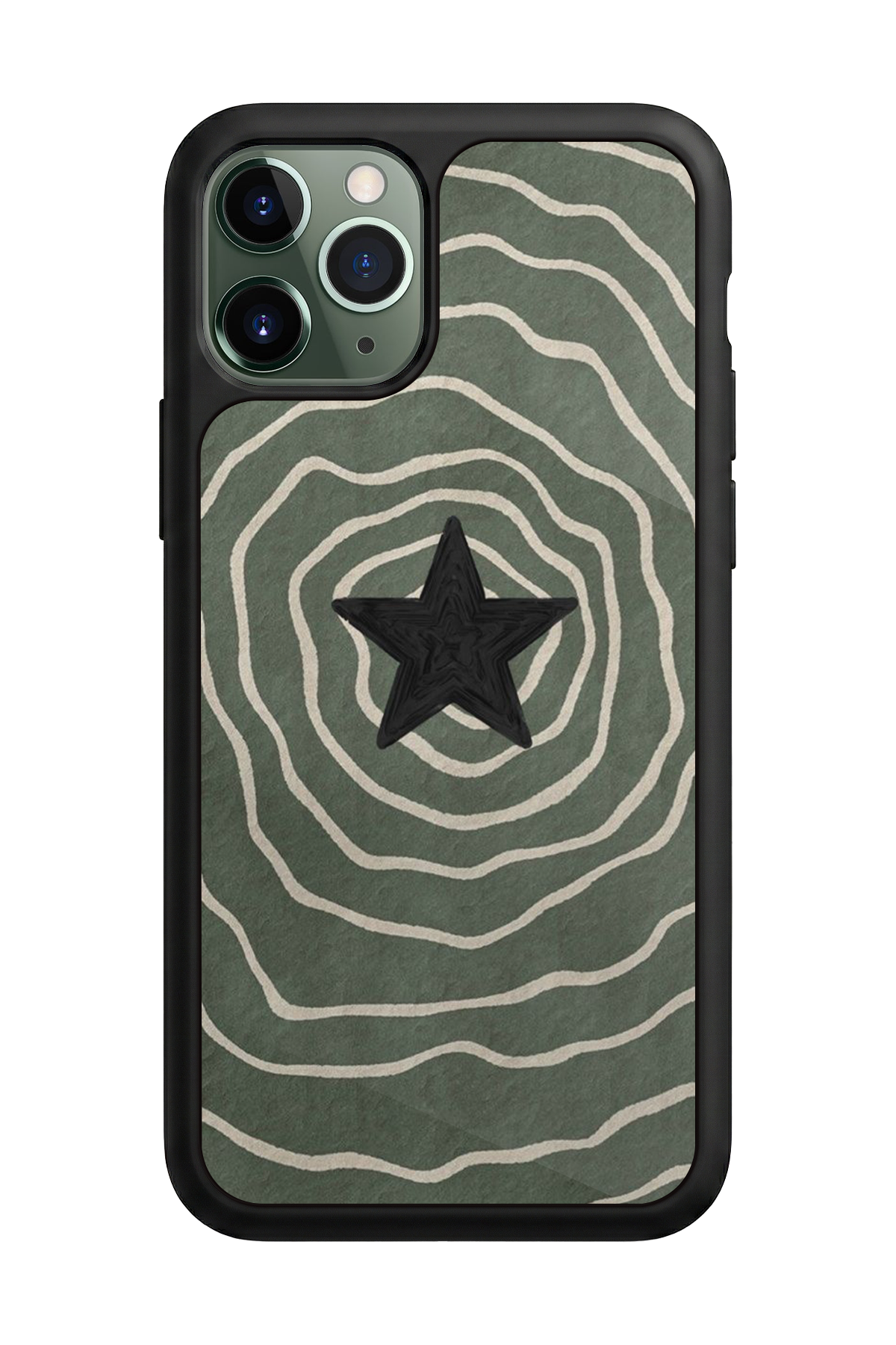 iPhone 11 Pro Max Uyumlu Retro Yildizlar Tasarımlı Glossy Premium Kılıf