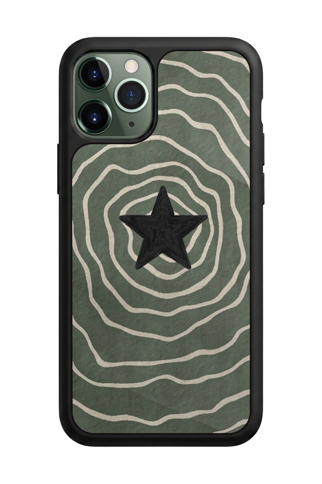 iPhone 11 Pro Max Uyumlu Retro Yildizlar Tasarımlı Glossy Premium Kılıf