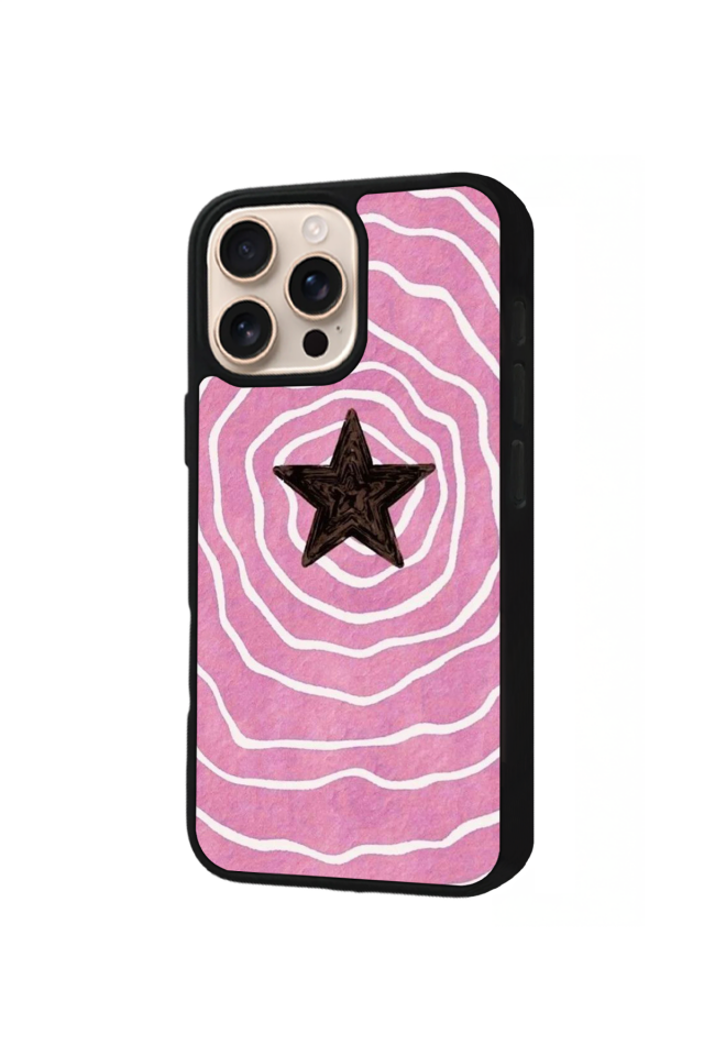 iPhone 14 Pro Uyumlu Retro Yildizlar Tasarımlı Glossy Premium Kılıf
