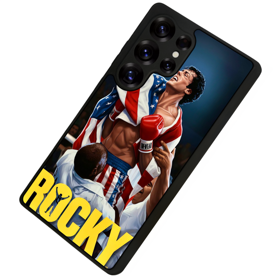 Samsung Galaxy S25 Ultra Uyumlu Rocky Tasarımlı Glossy Premium Kılıf