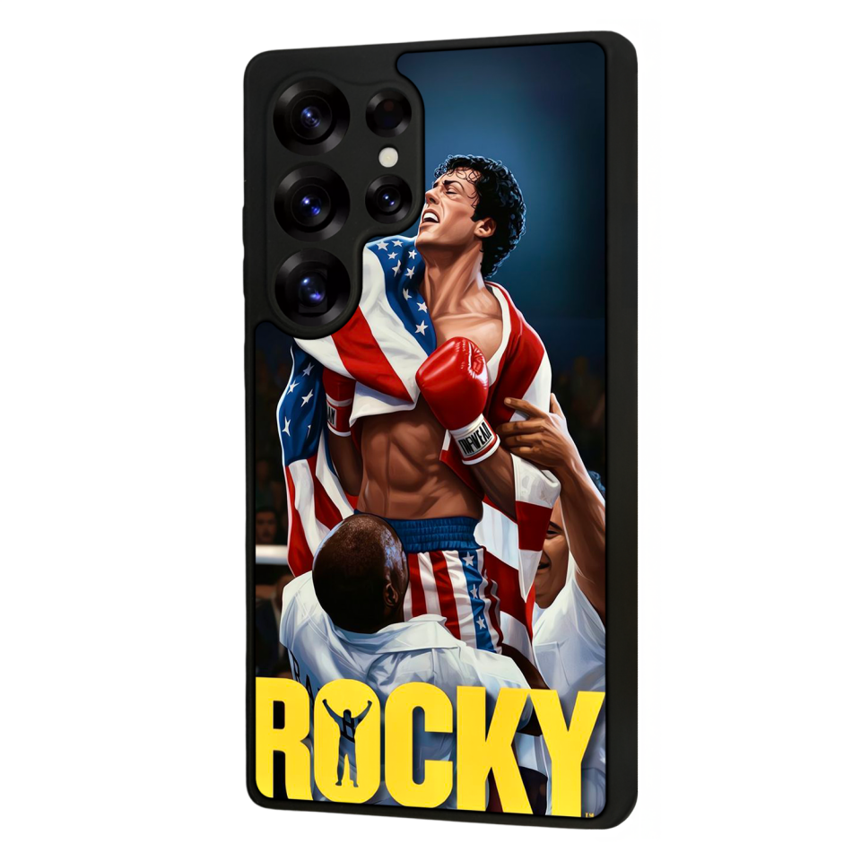 Samsung Galaxy S25 Ultra Uyumlu Rocky Tasarımlı Glossy Premium Kılıf