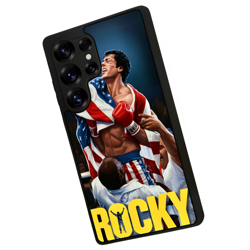 Samsung Galaxy S25 Ultra Uyumlu Rocky Tasarımlı Glossy Premium Kılıf