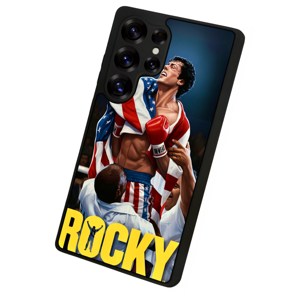 Samsung Galaxy S25 Ultra Uyumlu Rocky Tasarımlı Glossy Premium Kılıf