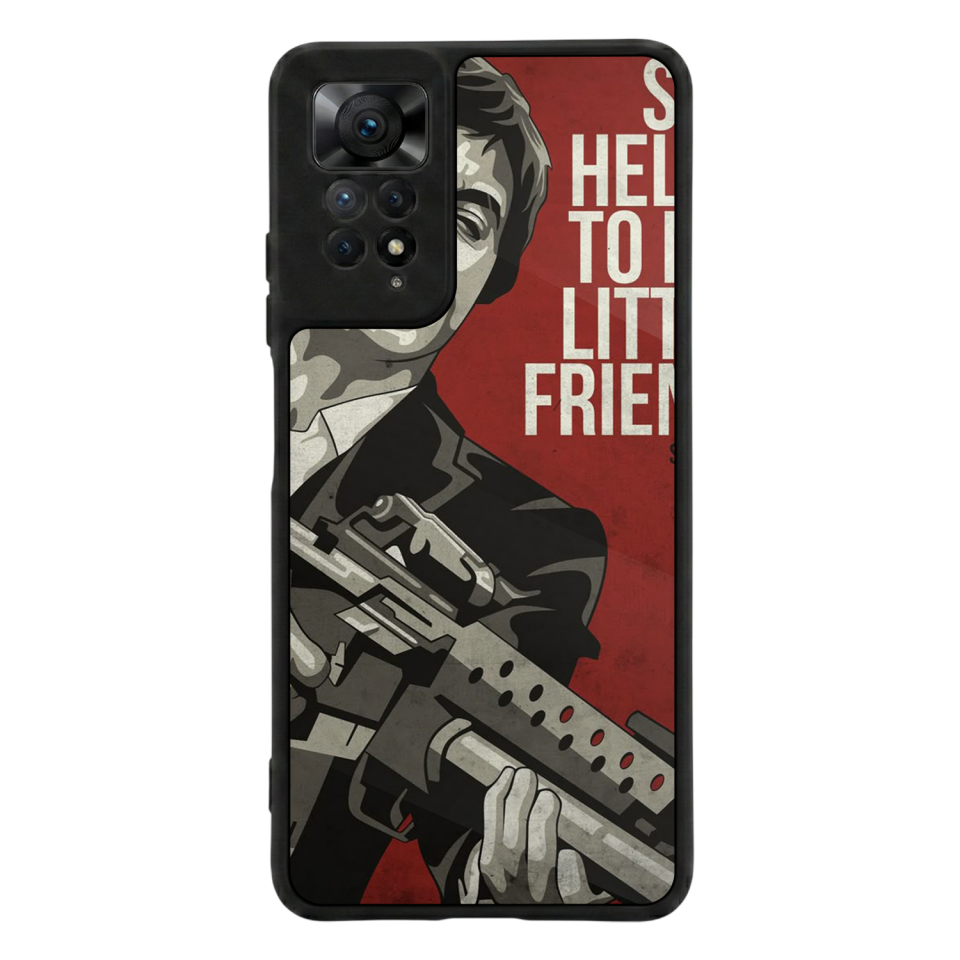 Xiaomi Redmi Note 12 Pro Uyumlu TheWolf Tasarımlı Glossy Premium Kılıf