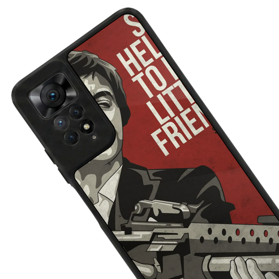 Xiaomi Redmi Note 12 Pro Uyumlu TheWolf Tasarımlı Glossy Premium Kılıf