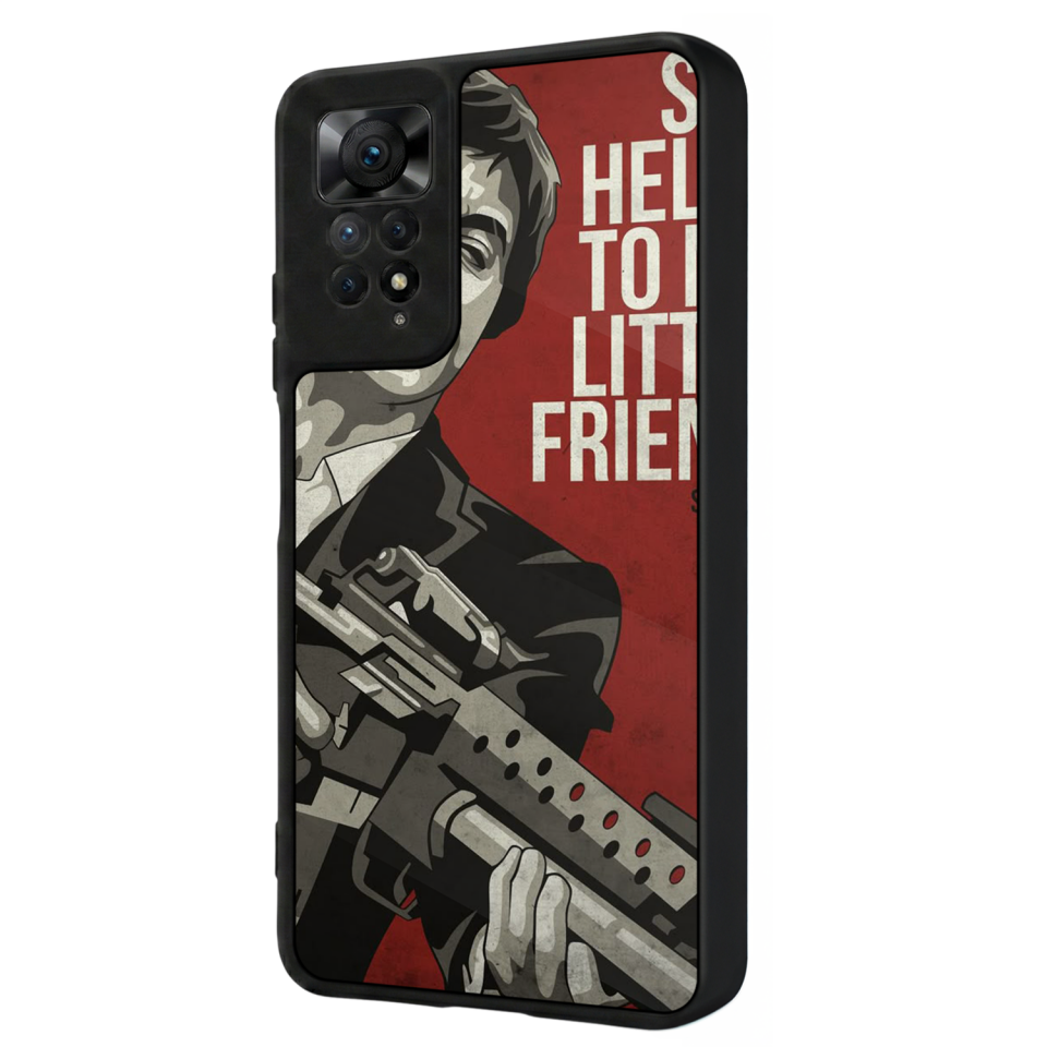 Xiaomi Redmi Note 12 Pro Uyumlu TheWolf Tasarımlı Glossy Premium Kılıf