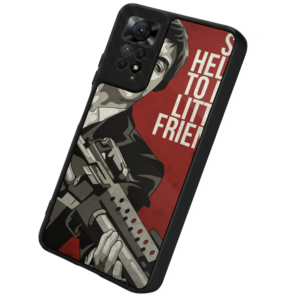 Xiaomi Redmi Note 12 Pro Uyumlu TheWolf Tasarımlı Glossy Premium Kılıf