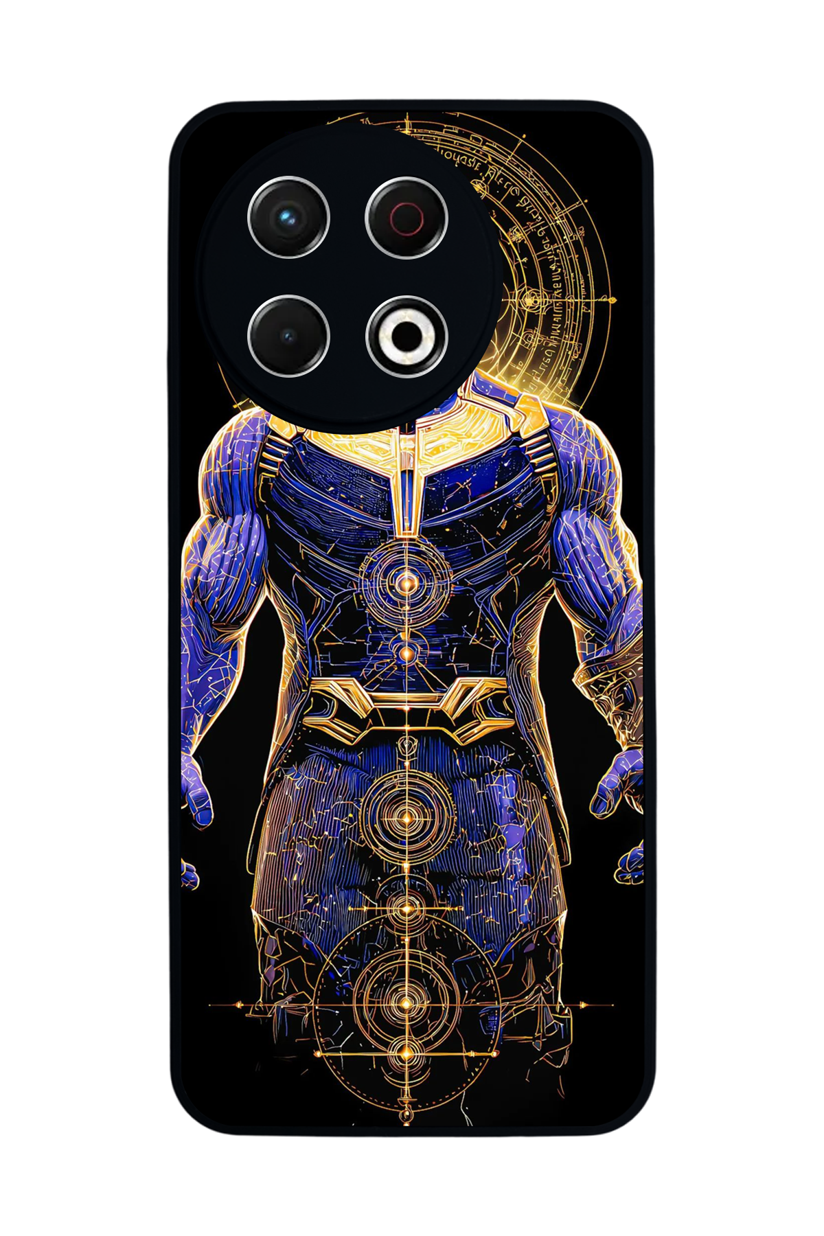 Tecno Spark 30 Pro Uyumlu Thanos Tasarımlı Glossy Premium Kılıf