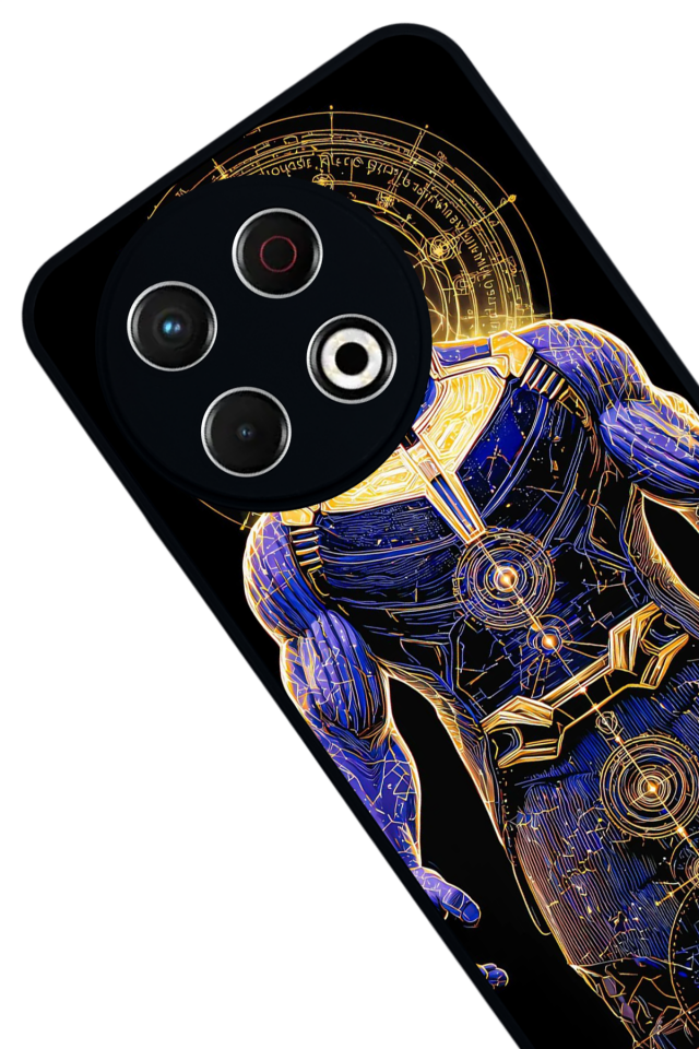 Tecno Spark 30 Pro Uyumlu Thanos Tasarımlı Glossy Premium Kılıf